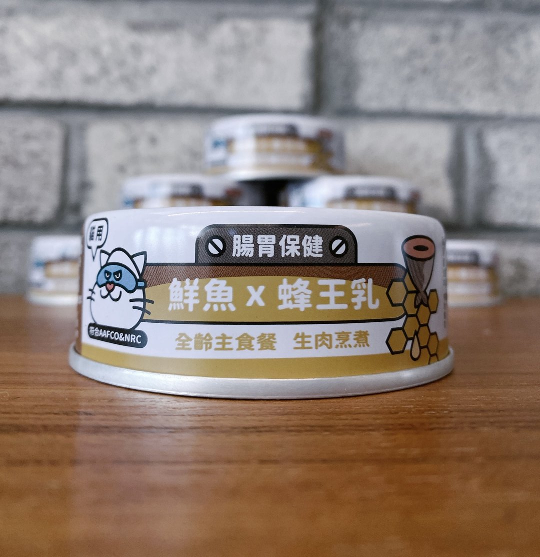 陪心宠粮猫Super小白主食罐 - 鲜鱼+蜂王乳 - 80g/170g - 猫罐头/鲜食 - 新鲜食材 