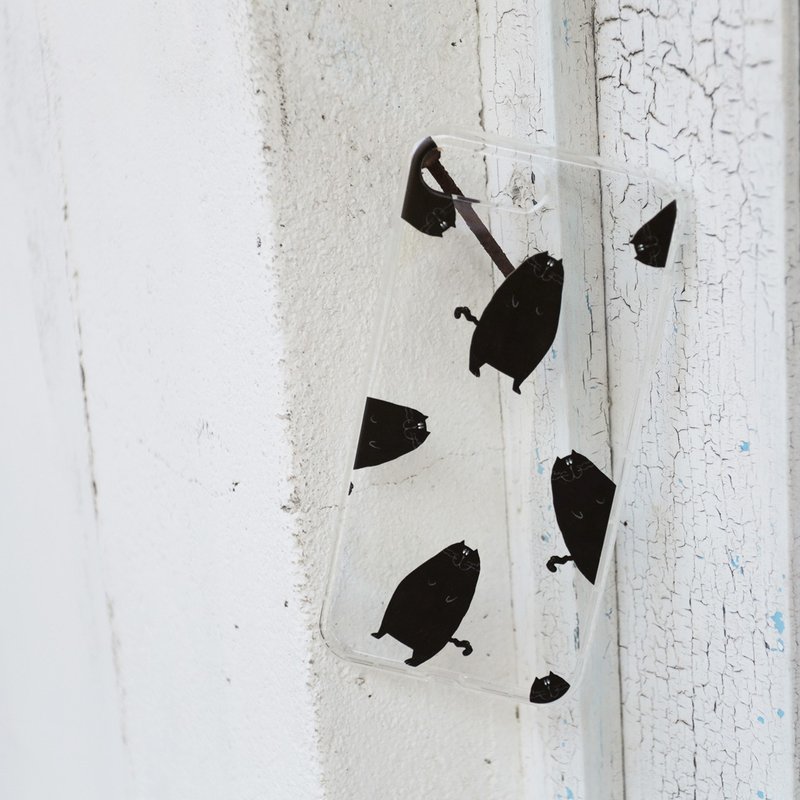 吉普星球插画手机壳 - 傻笑的吉普猫 - 手机壳/手机套 - 橡胶 透明