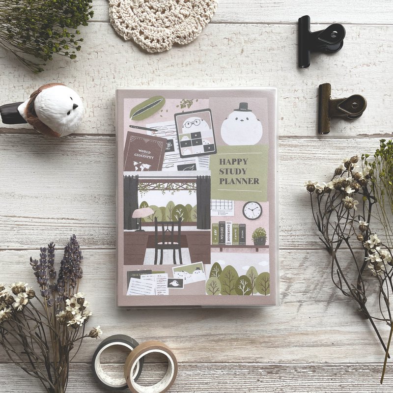 迪梦奇 Happy Study Planner 快乐学习日志v.7 山雀 - 笔记本/手帐 - 纸 多色