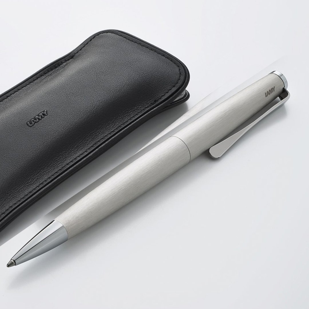 【雷雕免费刻字】LAMY 原子笔 / studio 系列-265 刷纹 - 圆珠笔/中性笔 - 铝合金 银色