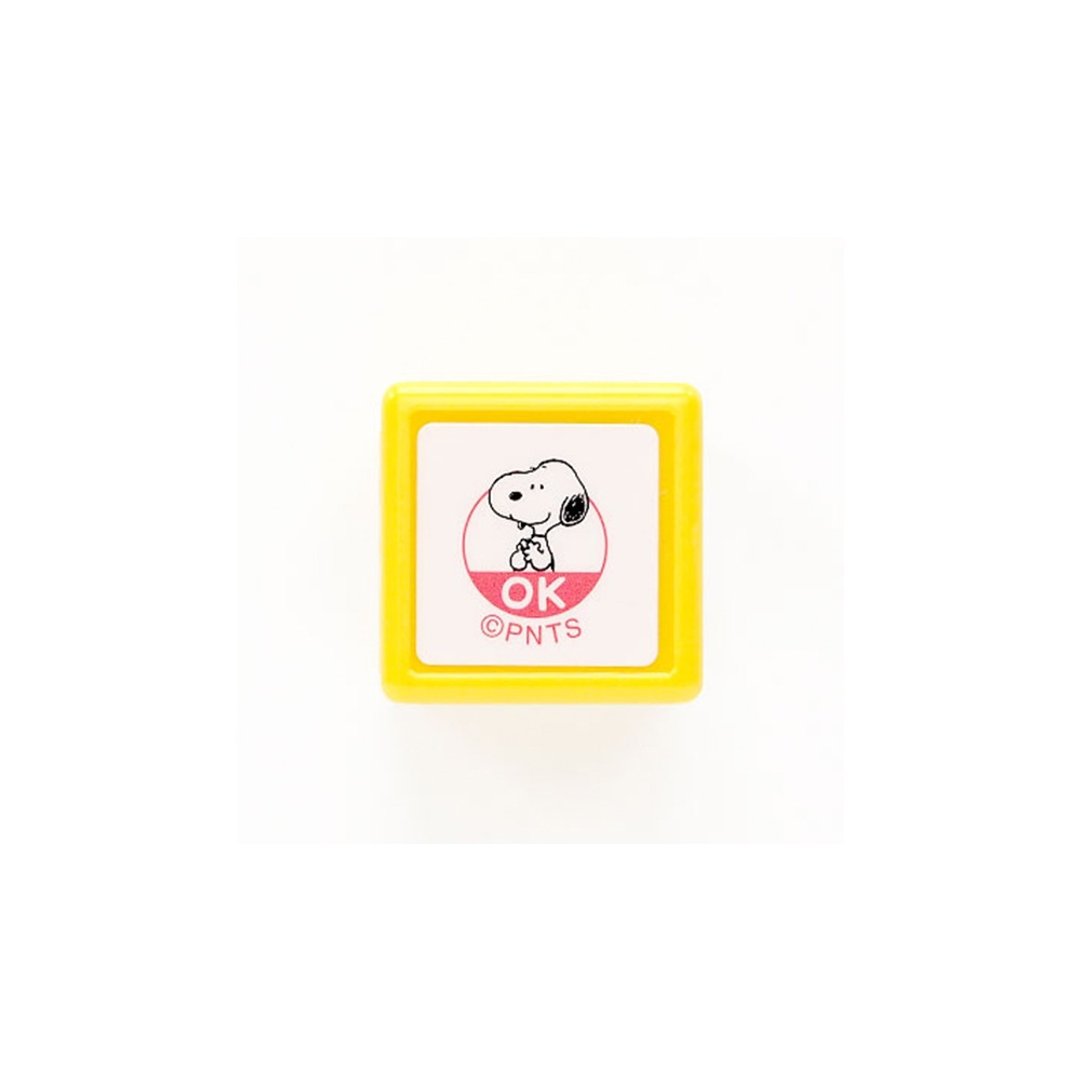 【KODOMO NO KAO】Snoopy浸透印 E OK1 - 印章/印台 - 塑料 红色