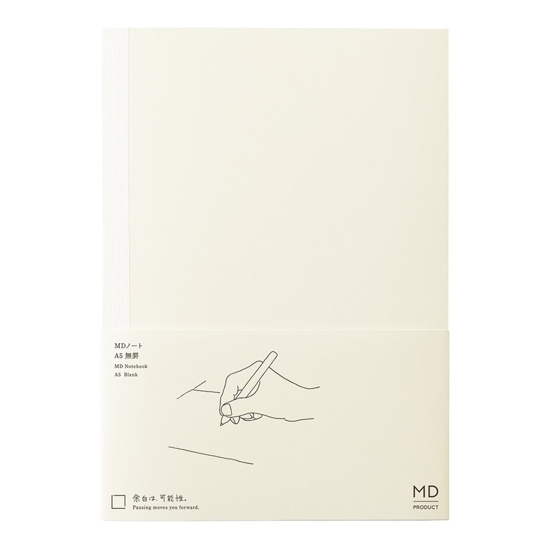 MIDORI MD Notebook - A5 空白 - 笔记本/手帐 - 纸 白色