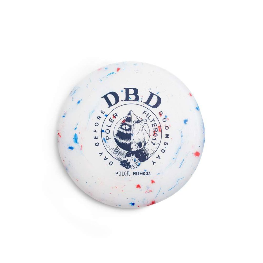 POLeR X Filter017 D.B.D Logo Frisbee 图像运动飞盘 / 白 - 露营用品 - 其他材质 白色
