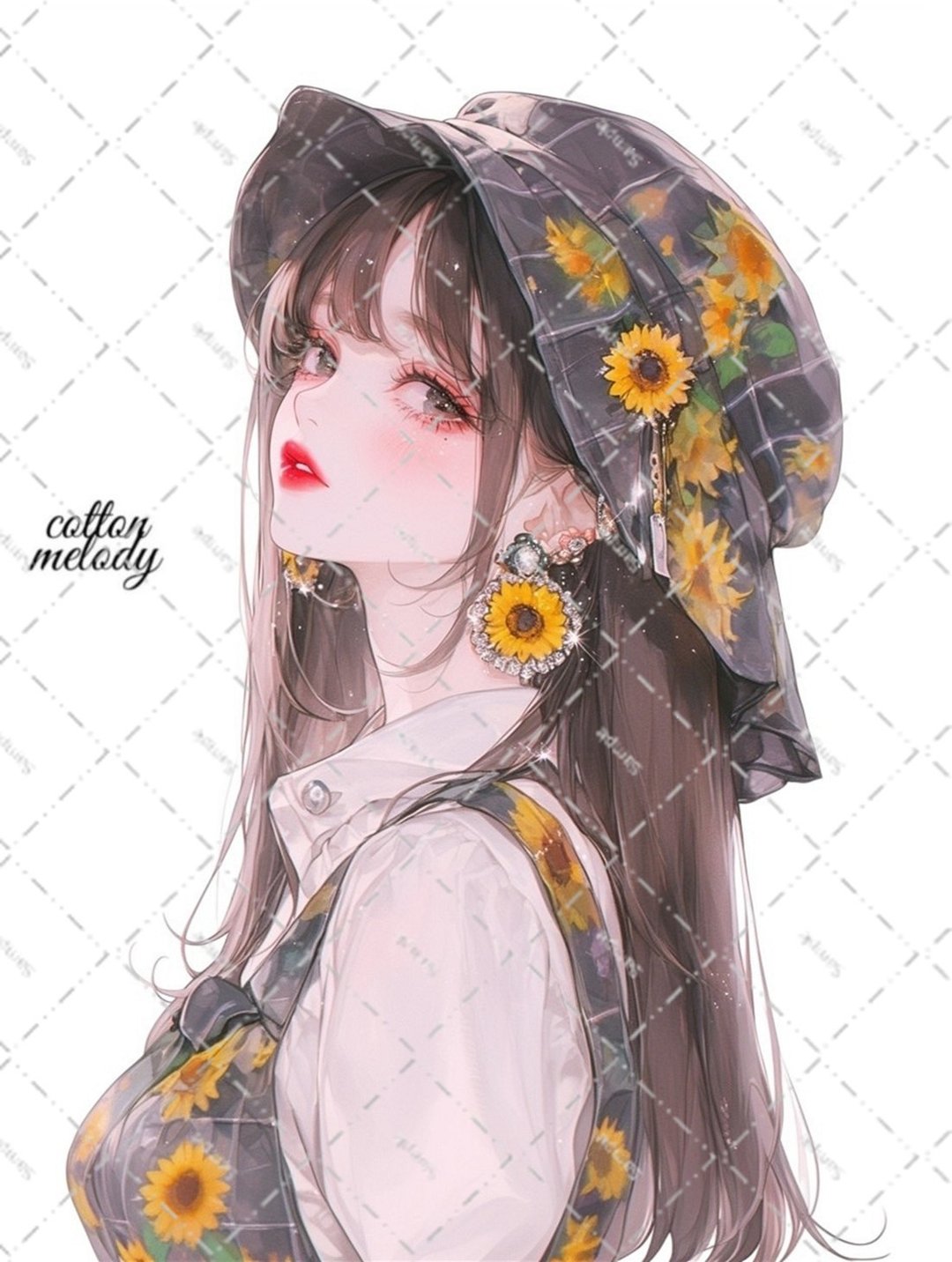 原创贴纸 no.6146 人物贴纸 原创贴纸 女孩贴纸 原创人物贴纸 - 贴纸 - 纸 