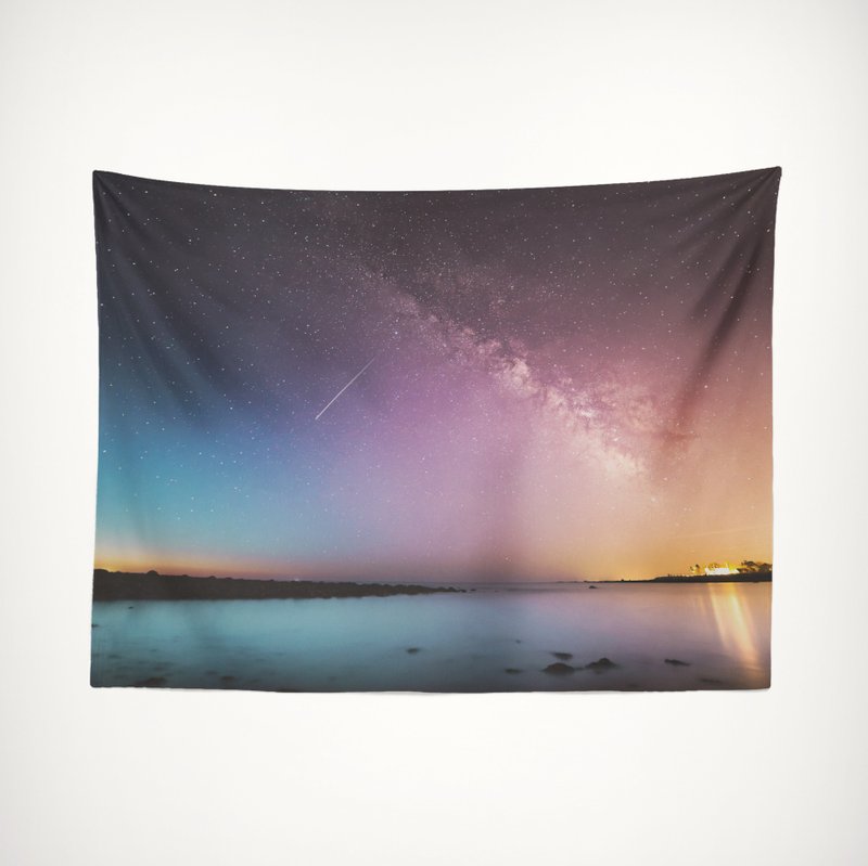 艺术布幔 | 夏至银河 by 拖搞王 | Z999HD002 - 摆饰 - 聚酯纤维 紫色