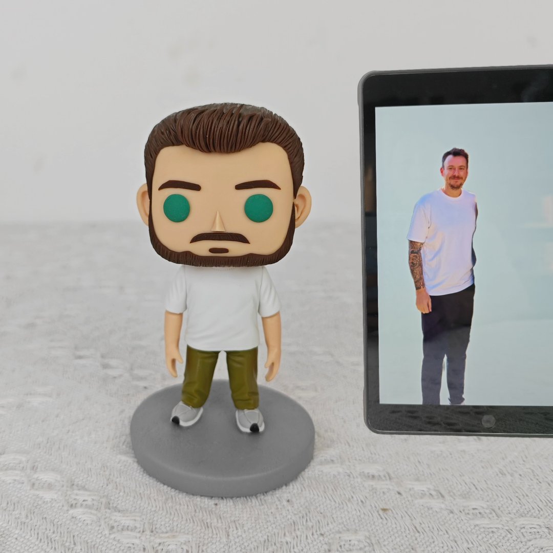 客制化 Funko Pop 自画像 肖像画 公仔 娃娃 男朋友 老公 生日 15 - 玩偶/公仔 - 粘土 多色