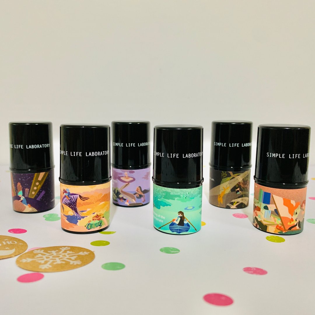 【全套玩香组】棒状香膏 Philosophy of Life / 六款香调各一 - 香水/香膏 - 精油 多色