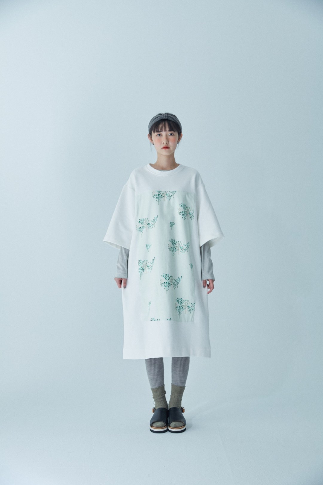冬天厚白T  tree款 - 女装 T 恤 - 棉．麻 白色