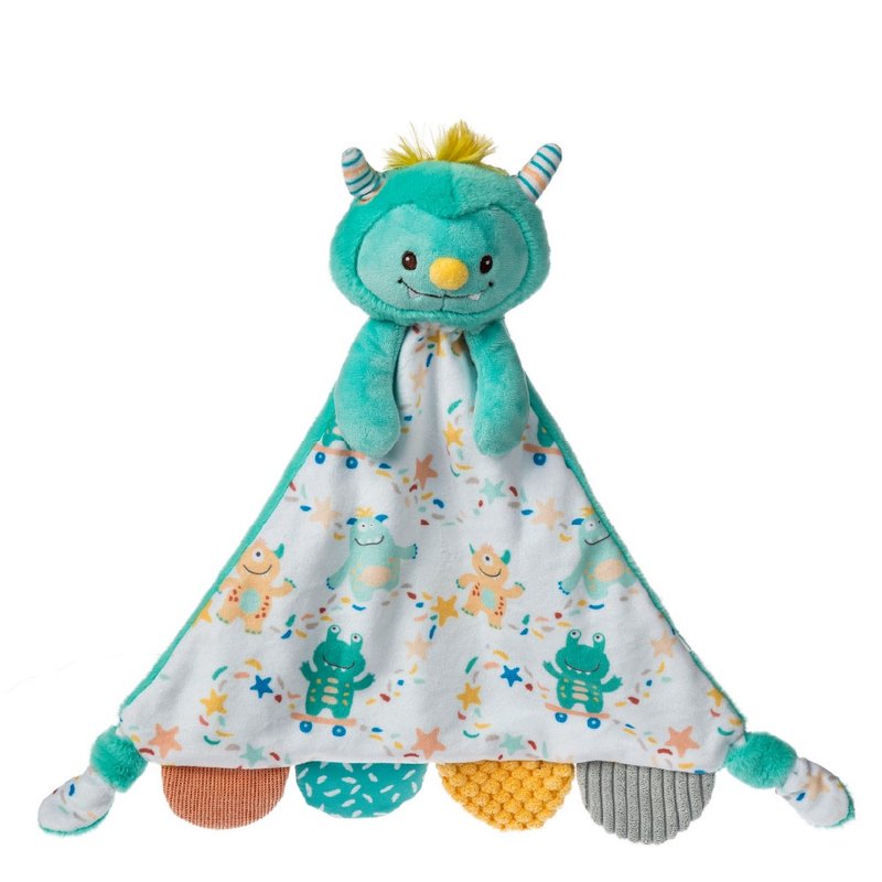快速出货【MaryMeyer】柔软安抚巾-怪兽萌奇 - 玩具/玩偶 - 棉．麻 绿色