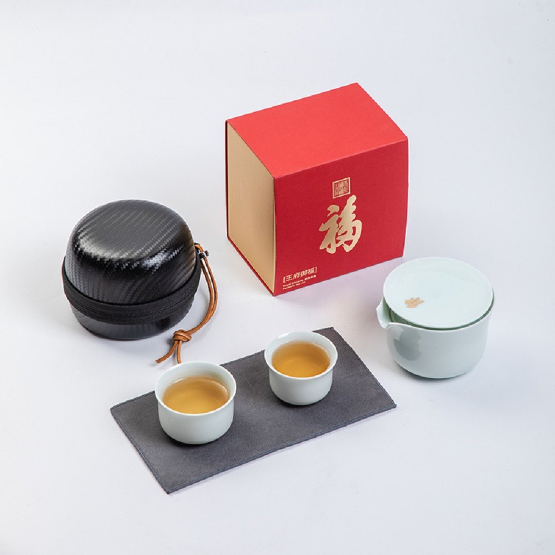 千年瓷都 景德镇 便携茶具 中式礼物 新年礼物 中式 - 茶具/茶杯 - 陶 多色
