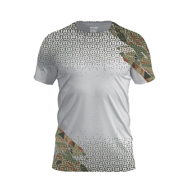 FRAGMENT RANGER 专业户外竞赛运动超轻量透气快干设计感环保TEE - 男装运动衣 - 其他材质 银色