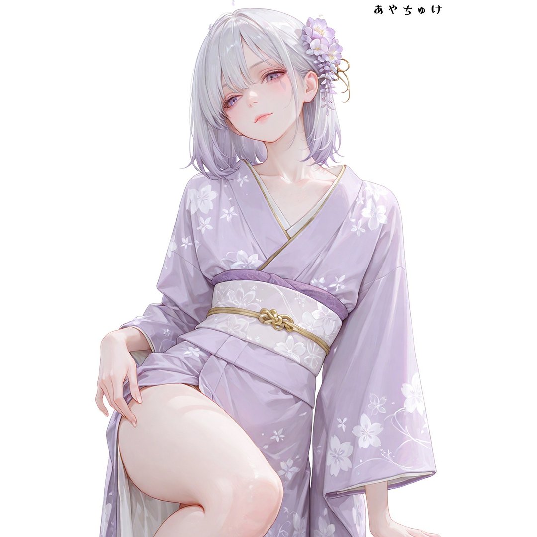 【12月新品】07-109-0112 人物贴纸 性感和服女孩 - 贴纸 - 纸 