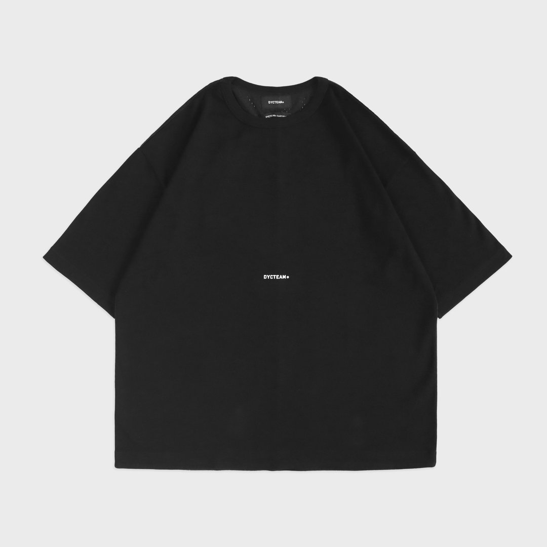DYCTEAM - 立体LOGO落肩TEE (black) - 男装上衣/T 恤 - 其他材质 黑色