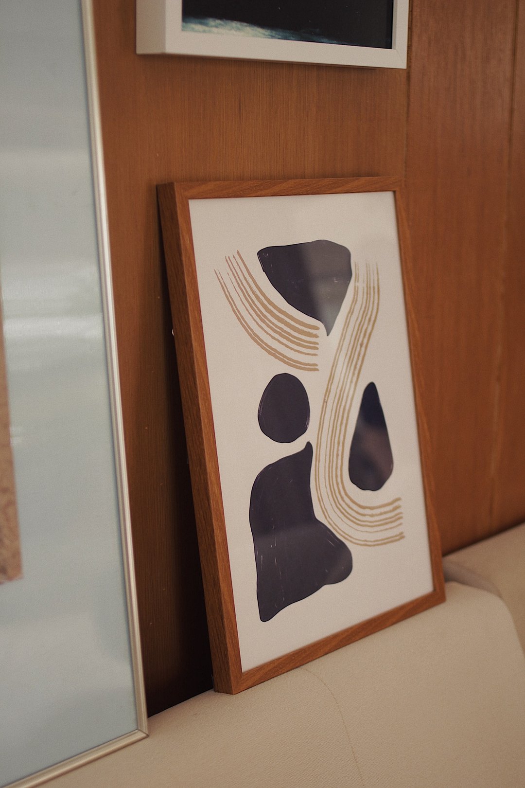 Art Print Poster Abstract Freeform 03 - 墙贴/壁贴 - 纸 白色