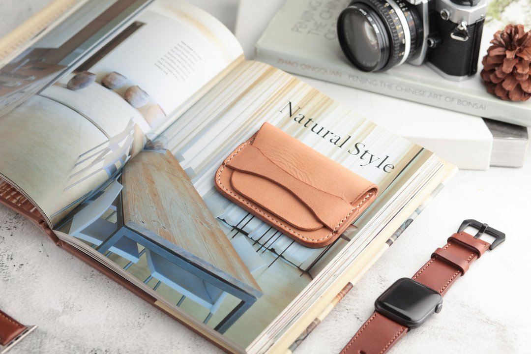 Handmade Leather Wallet Purse, Coin Wallet, Womens Wallet, Womens coin purse - 皮夹/钱包 - 真皮 