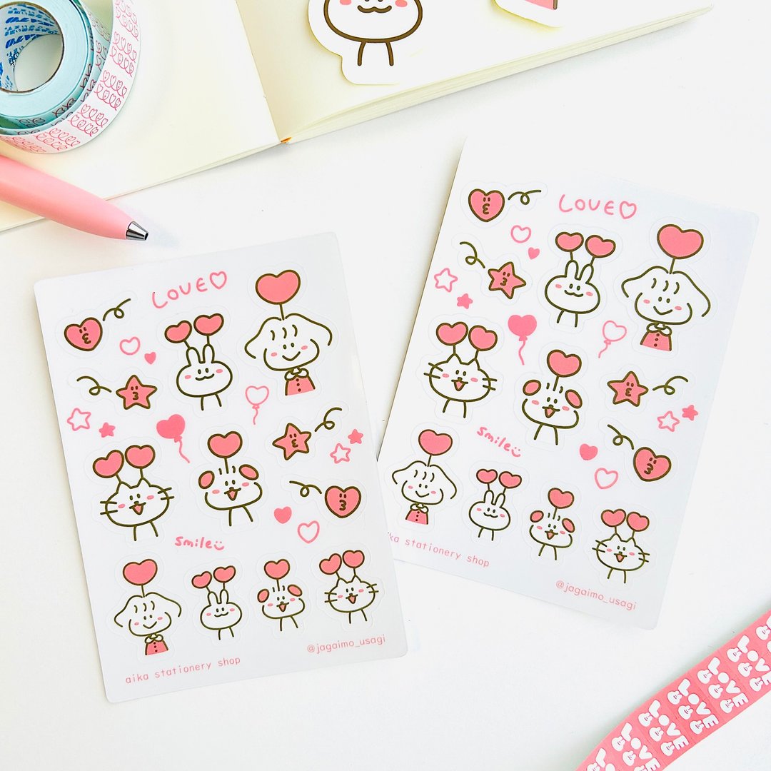 LOVE 贴纸组 - 贴纸 - 塑料 