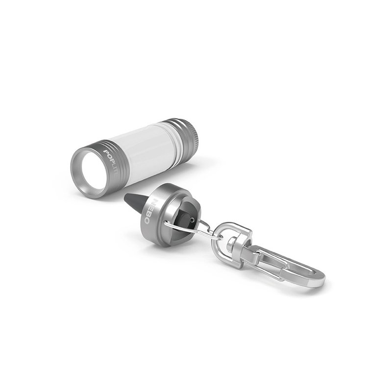 【NEBO】POPLite随身便利LED灯-银 - 露营用品 - 铝合金 银色