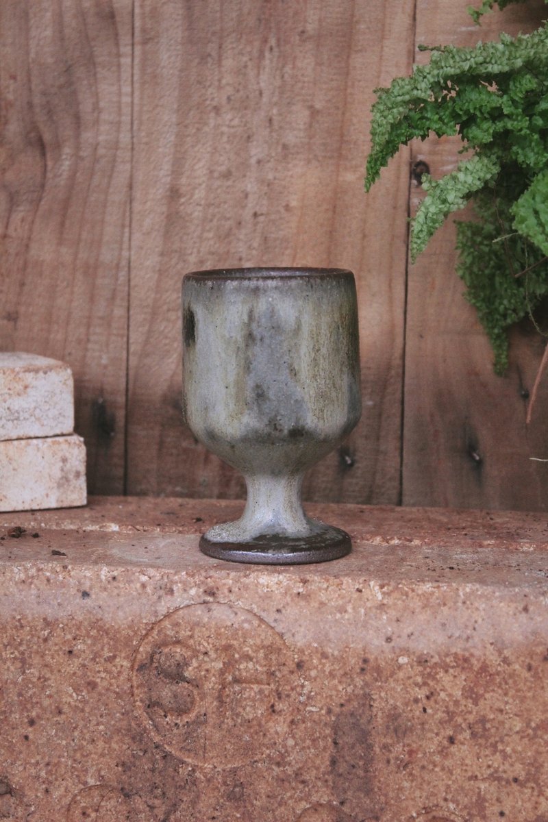 大地之色高脚杯 - 其他杯子 - 陶 咖啡色