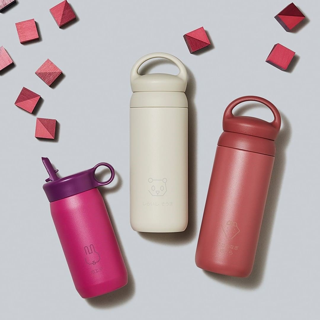 PINKOI限定【超值组合】KINTO 提式轻巧保温瓶 500ml 2入组 - 水瓶/水壶 - 不锈钢 粉红色