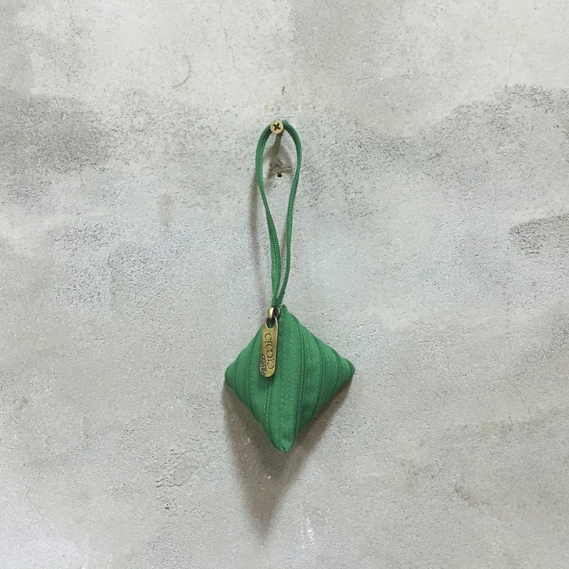 迷你巧粽包【绿】 - 零钱包 - 聚酯纤维 绿色