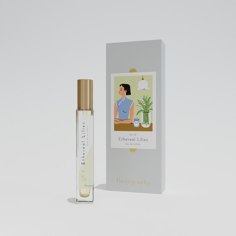 No.82 空灵铃兰淡香水 | 铃兰 | 西洋梨 | 依兰依兰 - 香水/香膏 - 其他材质 绿色