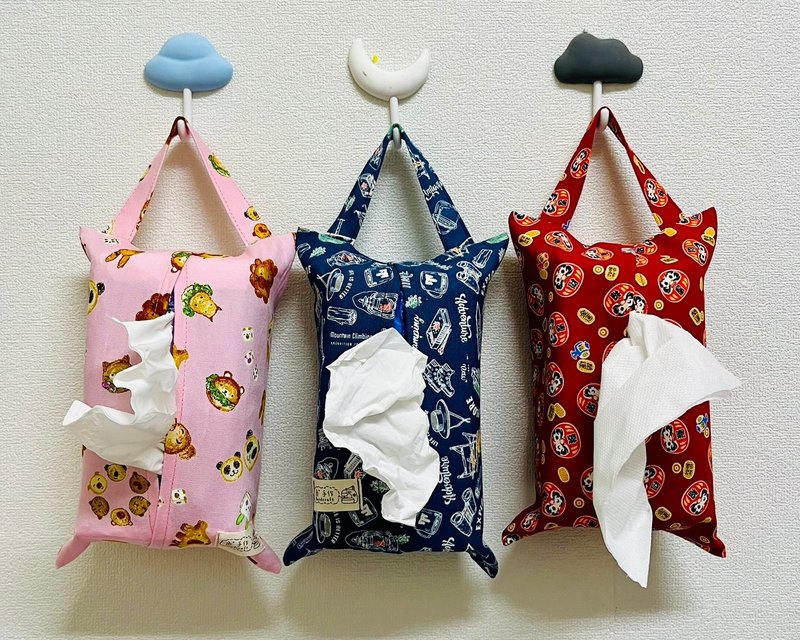 吊挂式软包面纸/卫生纸用布套 - 纸巾盒 - 棉．麻 多色