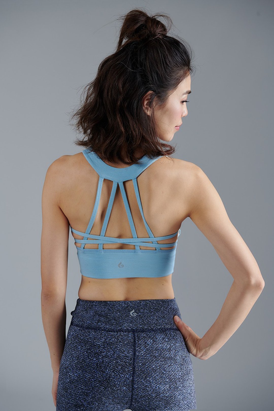 【Yoga Flow】Hope Bra - Sky Blue 信用卡优惠 圣诞节 - 女装瑜珈服 - 聚酯纤维 