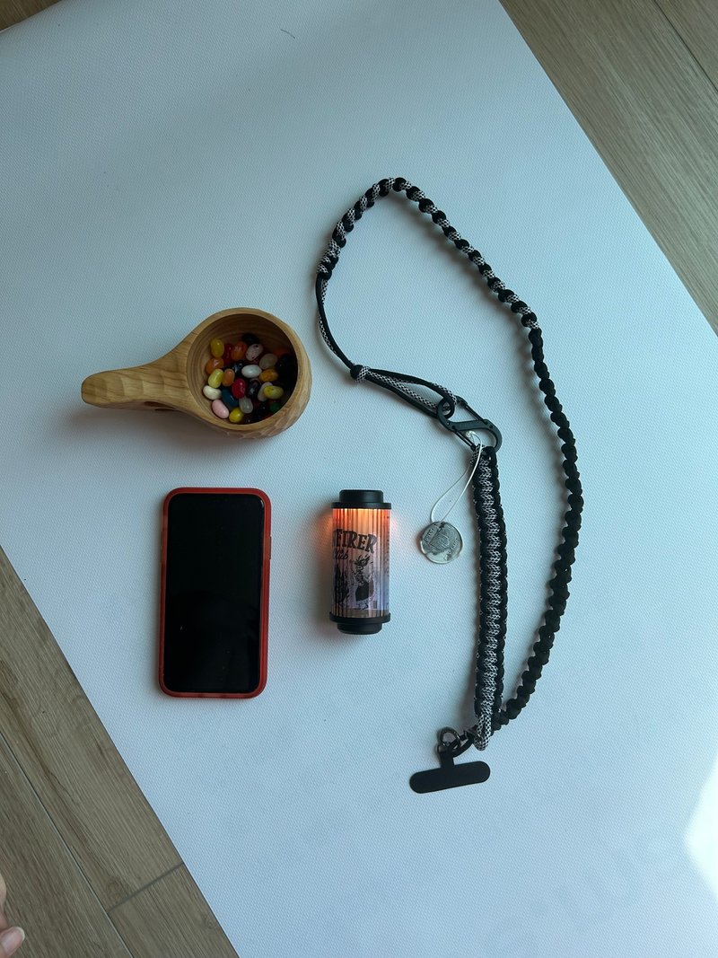 日系黑轻量化伞绳褙带ft.cargo挂钩 - 挂绳/吊绳 - 尼龙 