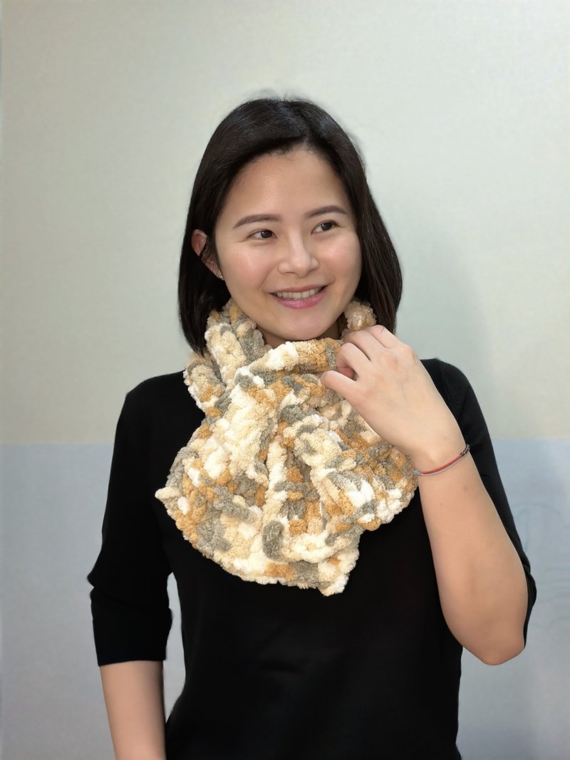 甜甜圈围脖 - 围巾/披肩 - 其他材质 多色