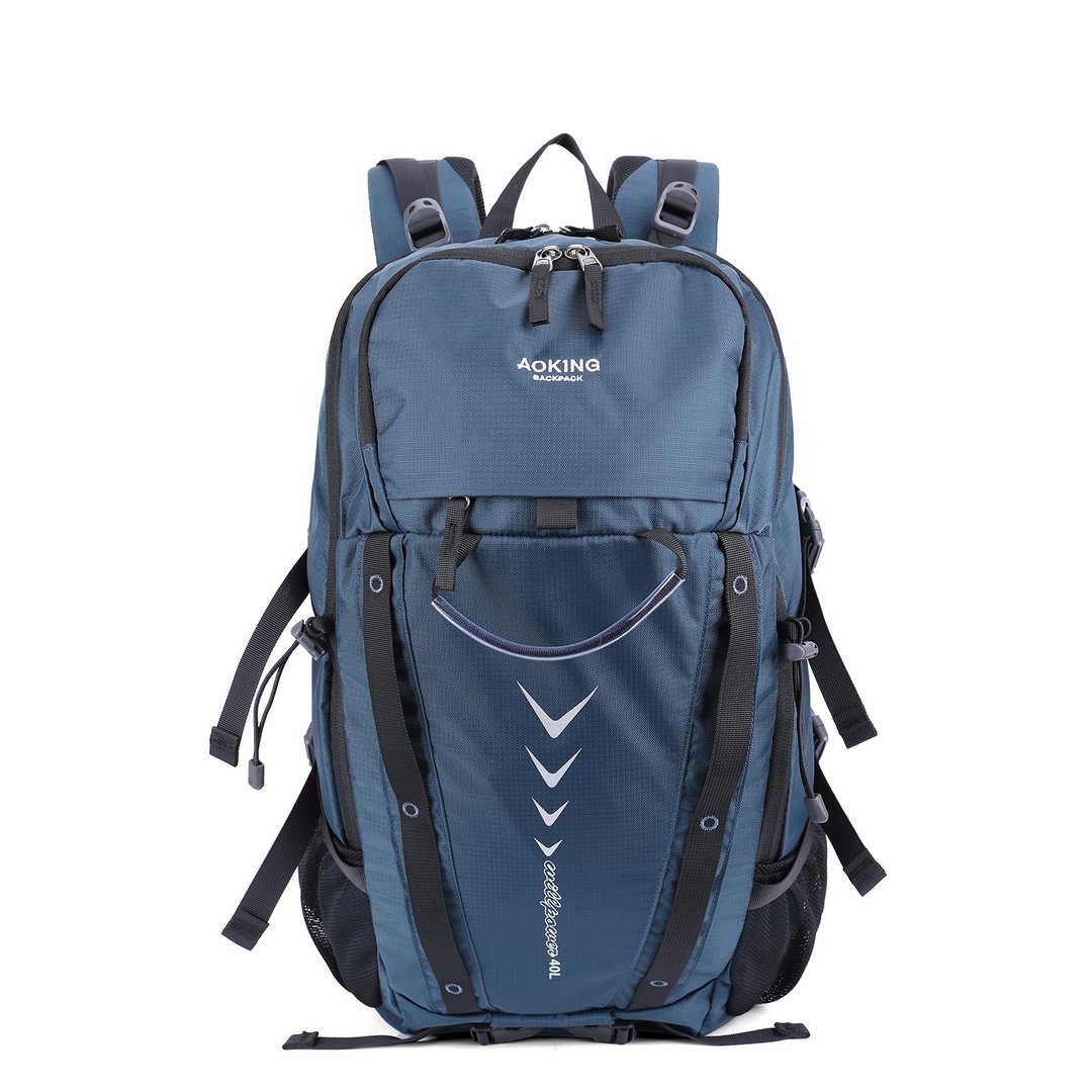 AOKING 户外运动行山旅行背包 39L JN4007 蓝色 - 后背包/双肩包 - 环保材料 蓝色