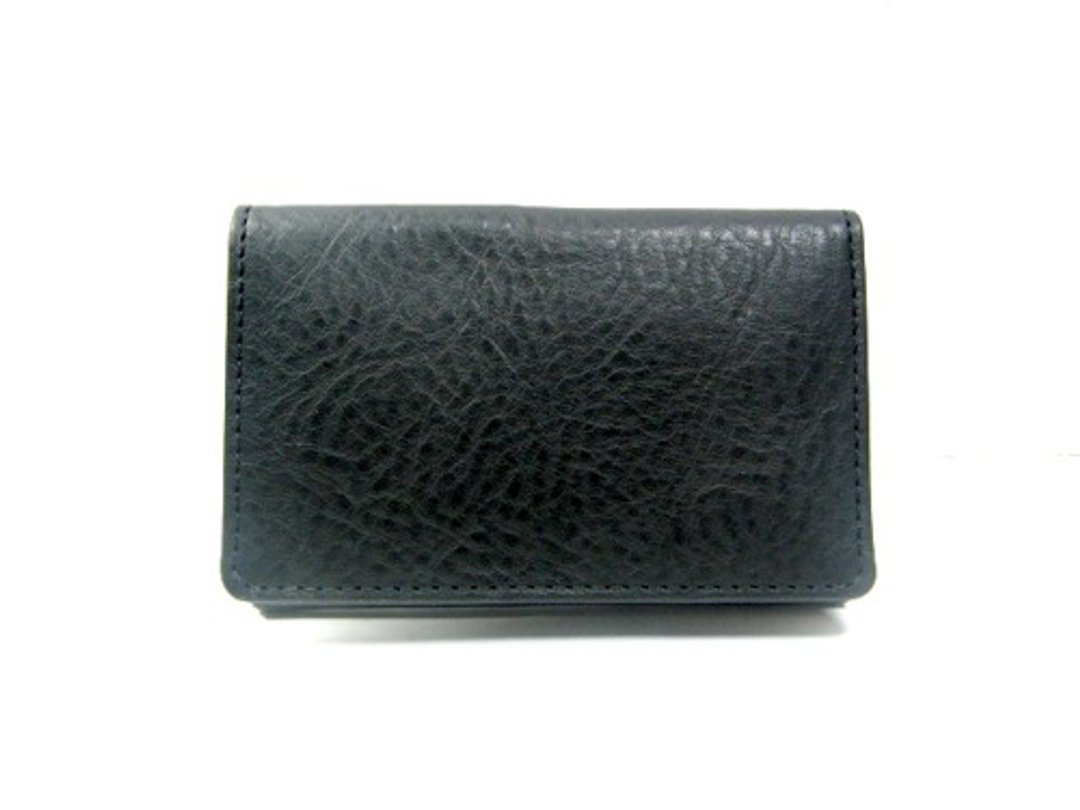 Business card holder Tuscan leather - 名片夹/名片盒 - 真皮 多色