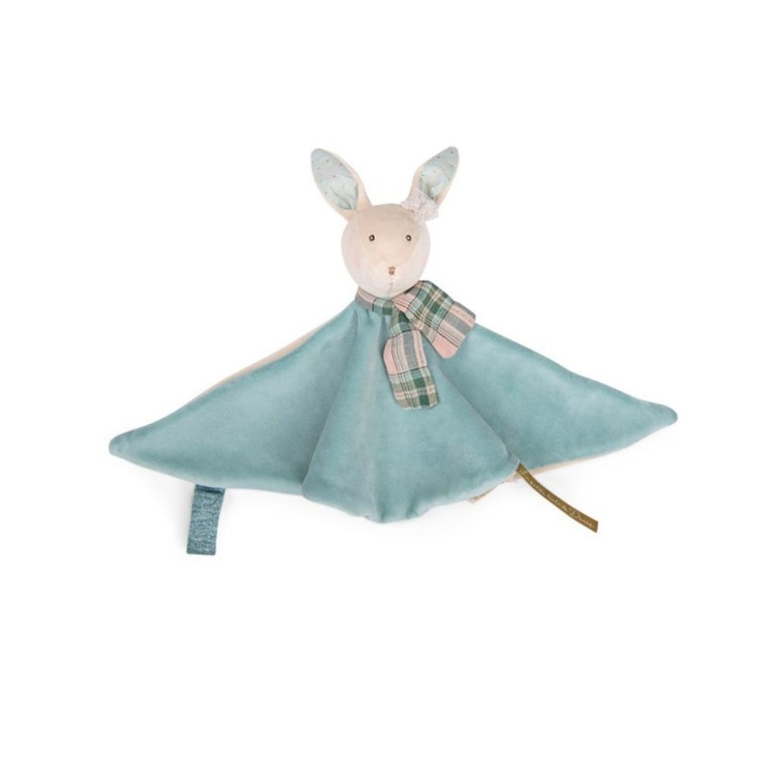 法国 Moulin Roty 小小舞蹈学校 - 蓝兔安抚巾 - 玩具/玩偶 - 聚酯纤维 多色