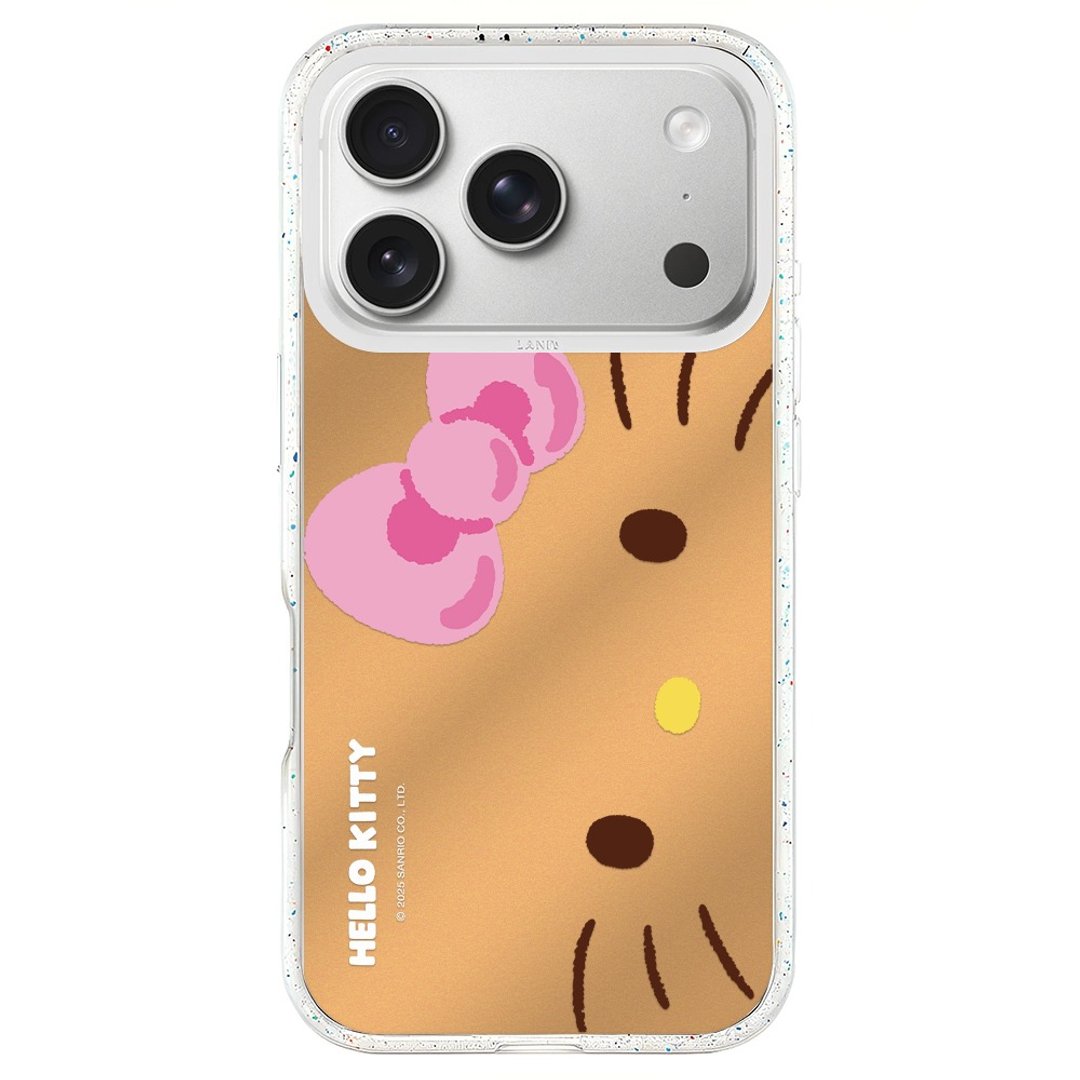 晒黑系列 Hello Kitty 大脸金条 镜面壳 (+MagSafe) - 手机壳/手机套 - 环保材料 金色