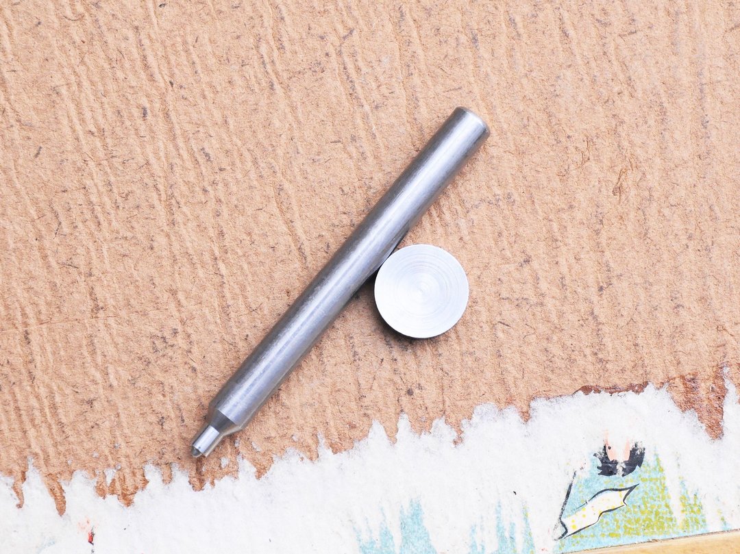 小跳豆系列—四合扣冲扣器连底座 12.5mm扣面适用  皮革工具 DIY - 皮件 - 其他金属 银色