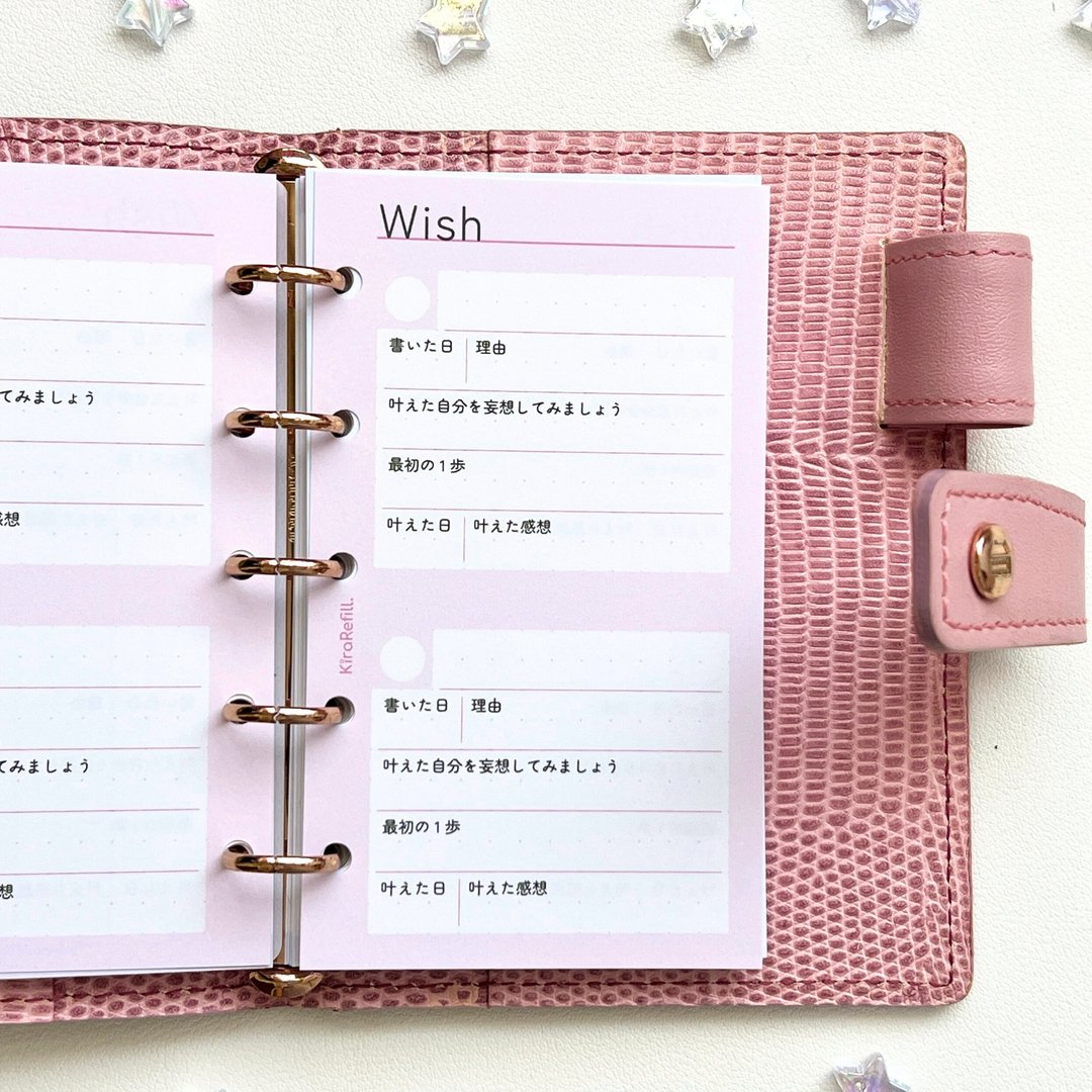 Hyper Wish List 内页 (Micro 5 尺寸) - 笔记本/手帐 - 纸 多色