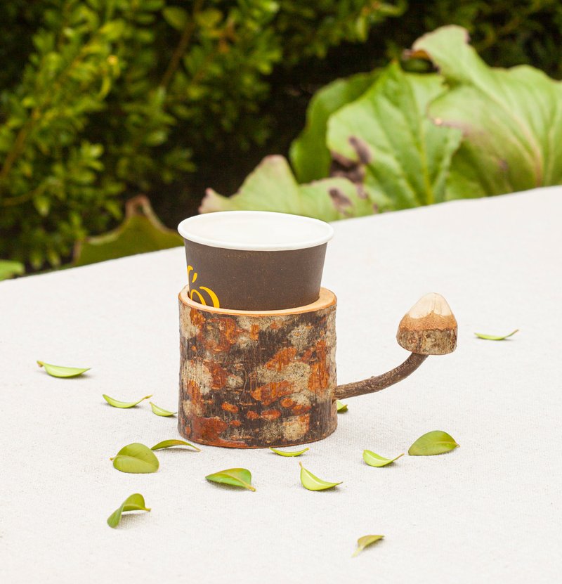 Hot cup holder, Coffee bar decor, wedding decor, coffee bar storage, kitchen, - 杯垫 - 木头 