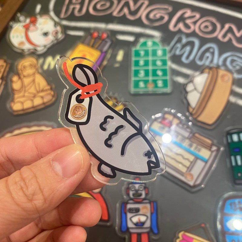 咸鱼 磁石 冰箱贴 - 冰箱贴/磁贴 - 塑料 