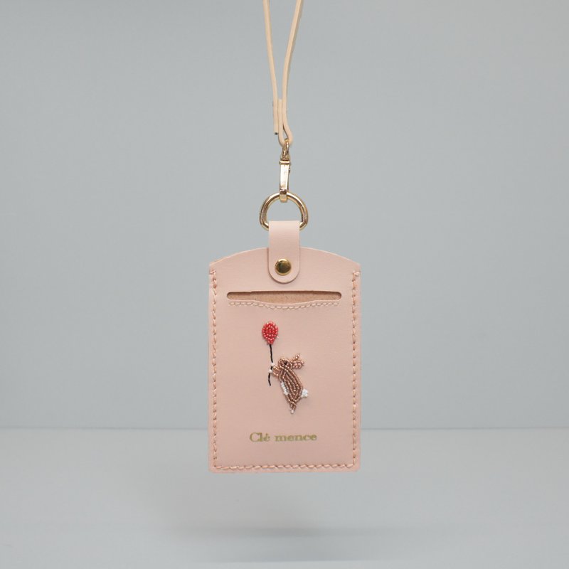 气球兔兔识别证套 卡套 图案可定制 - 证件套/卡套 - 人造皮革 粉红色