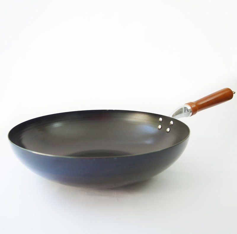 【微瑕商品】日本制 北京铁炒锅30cm - 锅具/烤盘 - 其他金属 