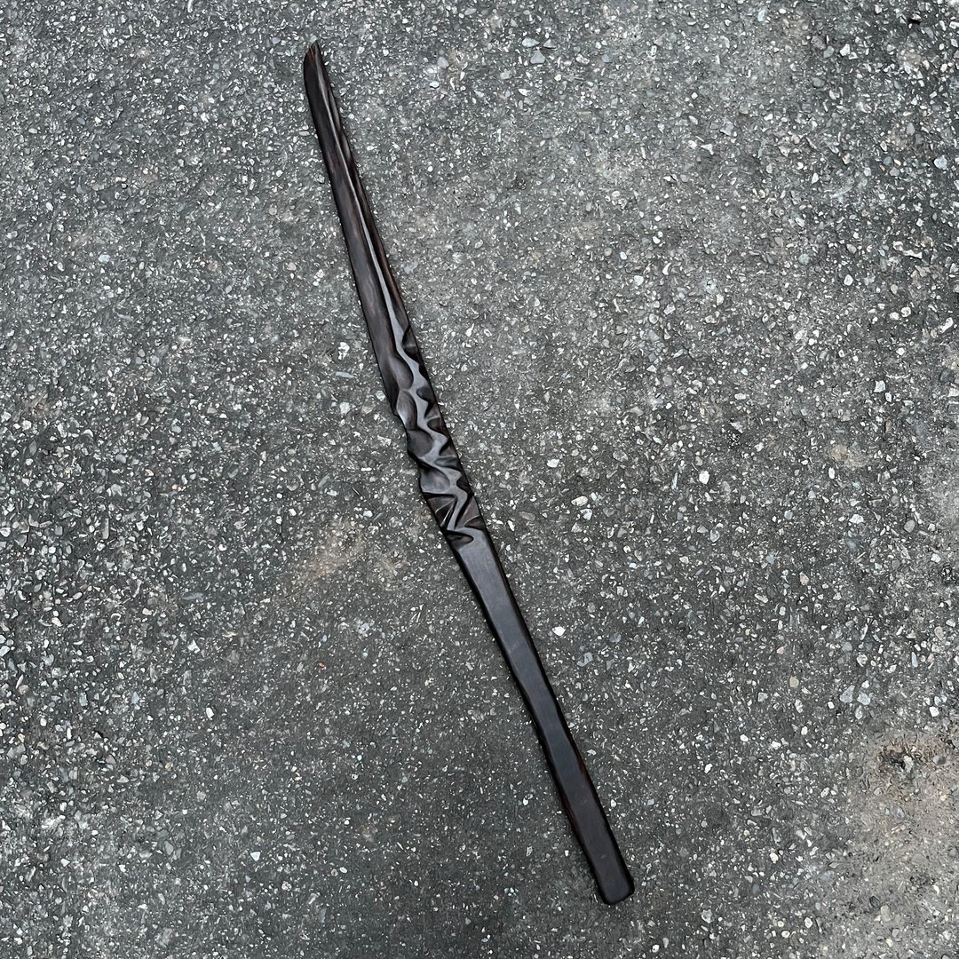 我贩剑　黑妖刀　叔寂　手工木剑　艺术木刀　魔剑 - 摆饰 - 木头 黑色