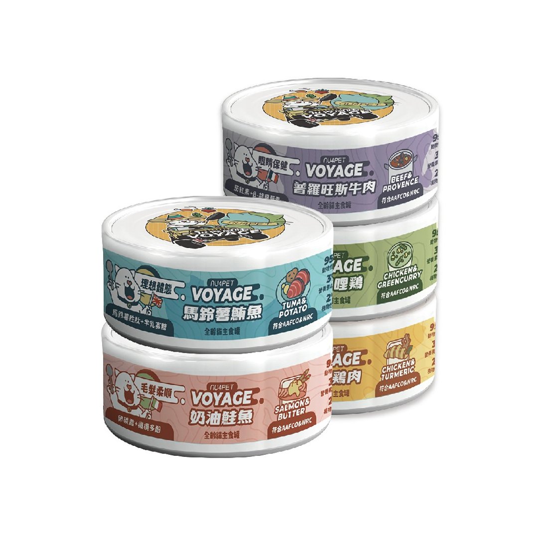 陪心宠粮世界风水慕斯罐 - 环游世界24罐组 - 猫罐头/鲜食 - 新鲜食材 