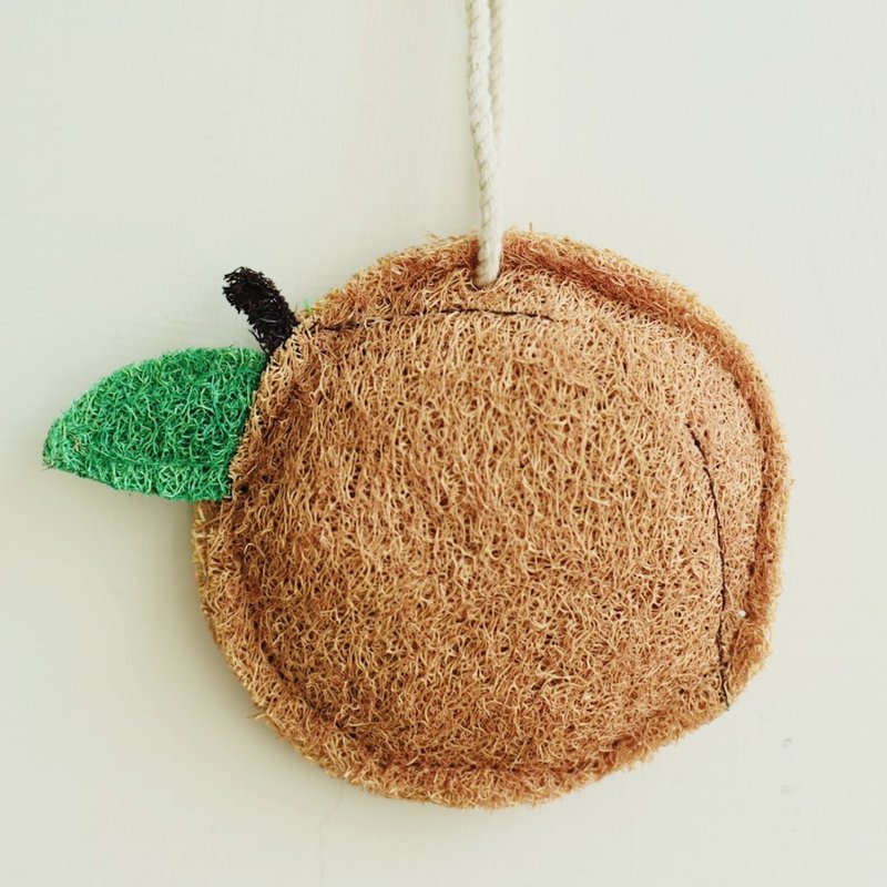 洗刷刷-欢乐沐浴菜瓜布-桃子 - 卫浴用品 - 植物．花 粉红色