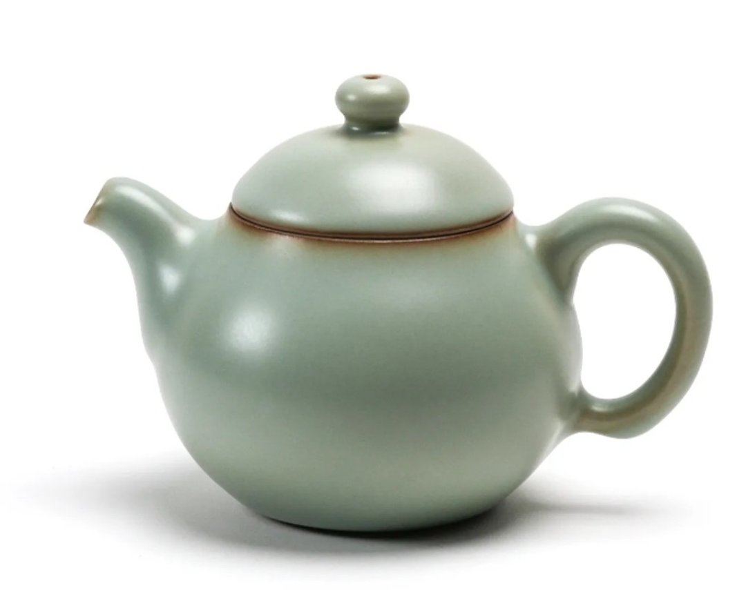 陶作坊│怀汝802壶_粉青 - 茶具/茶杯 - 其他材质 