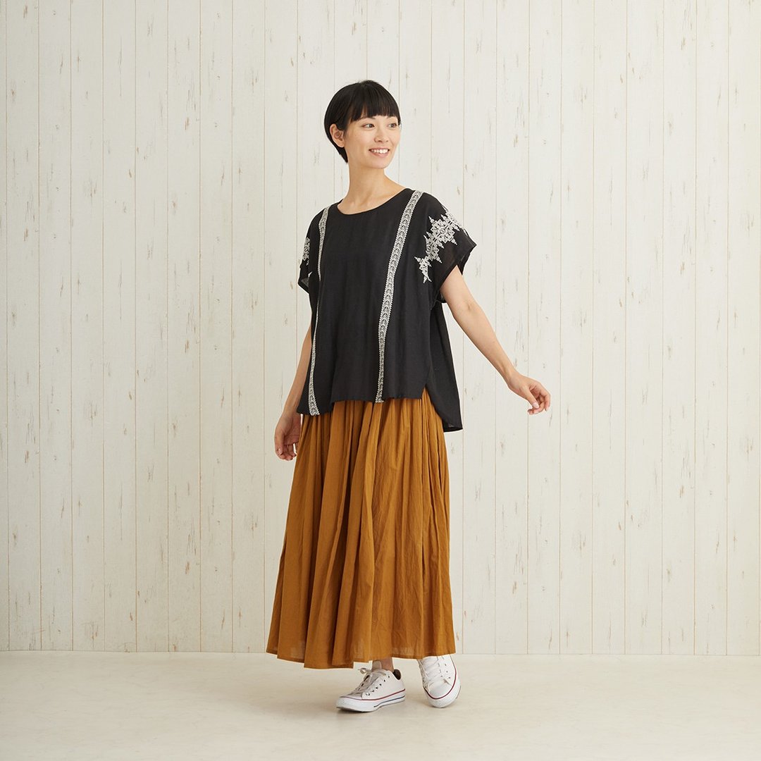 【热门预购】印度风 十字绣花 休闲 套头衫 上衣(3色)2082311273 - 女装上衣 - 棉 多色