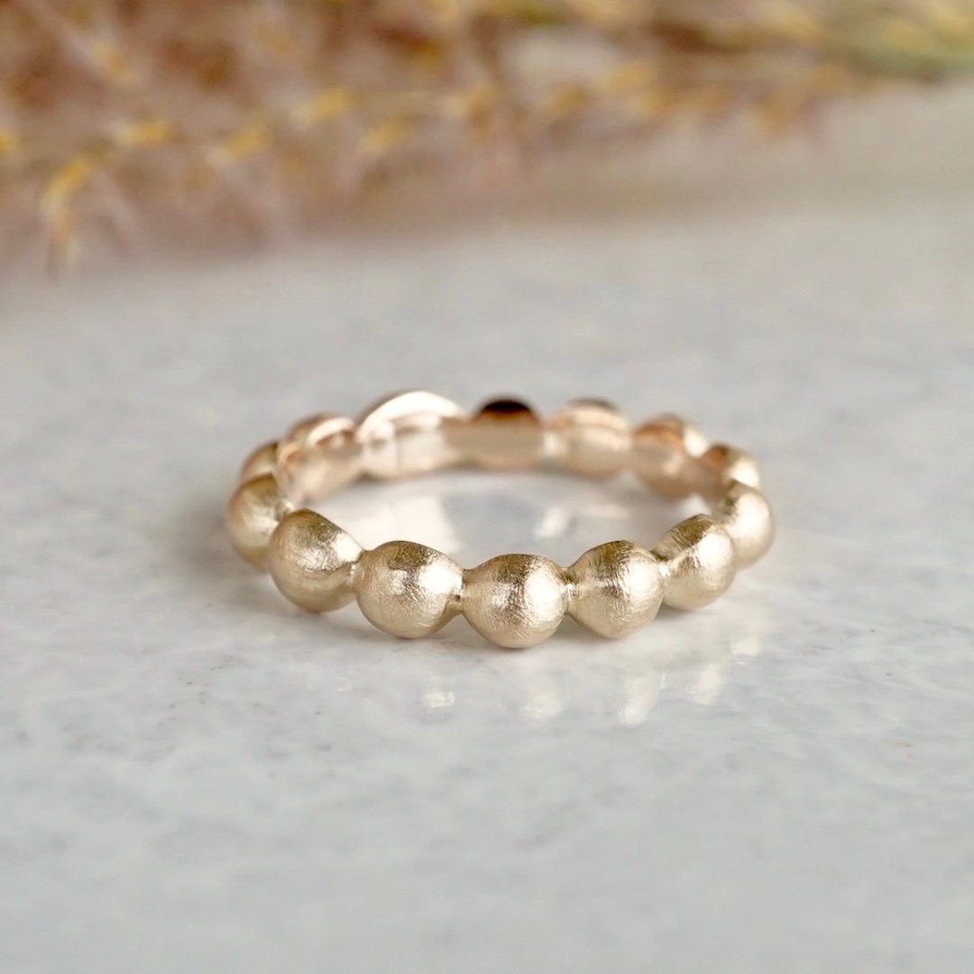 Coriander ring  R008K10 - 戒指 - 贵金属 金色