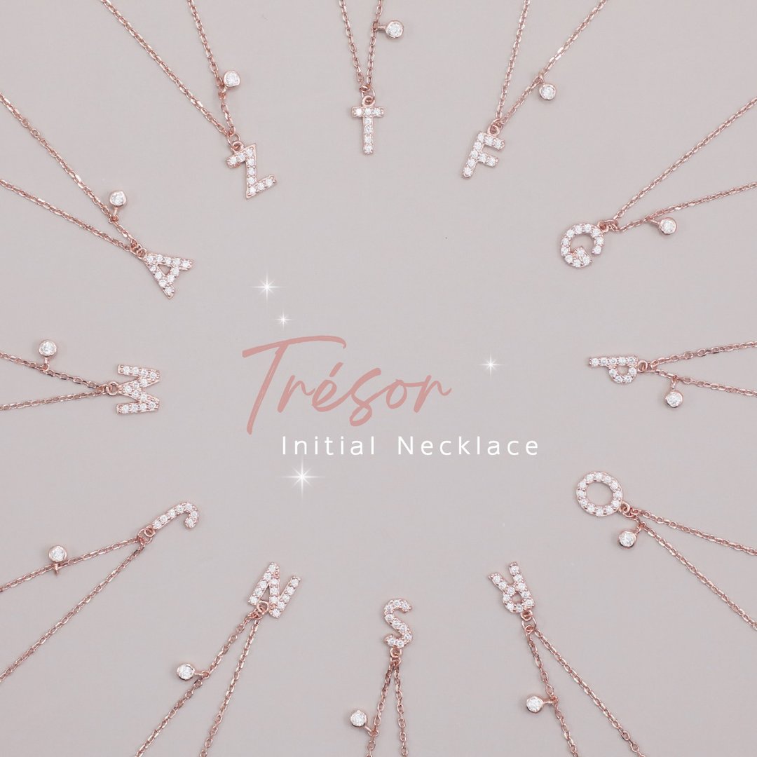 Trésor 字母项链 - 项链 - 纯银 