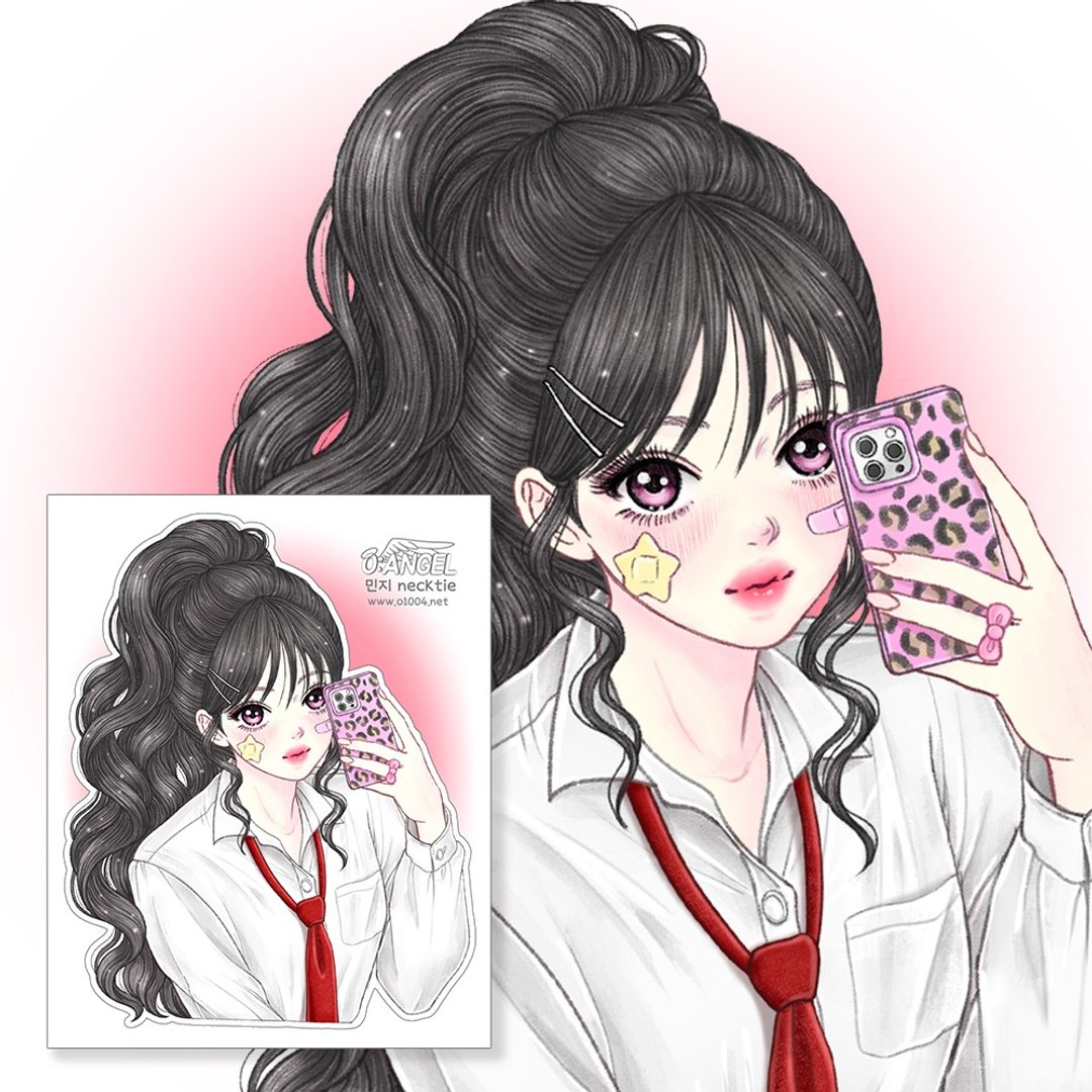 minji 贴纸 - 贴纸 - 纸 
