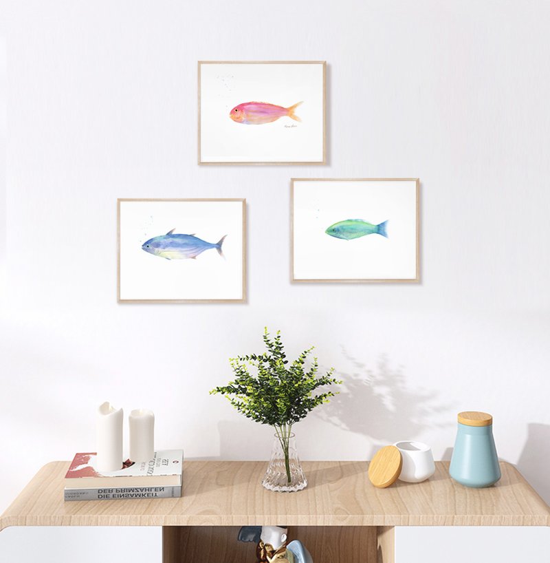 挂画-艺廊墙-儿童房装饰-居家情景挂画-客厅布置-装饰画 - 海报/装饰画/版画 - 纸 