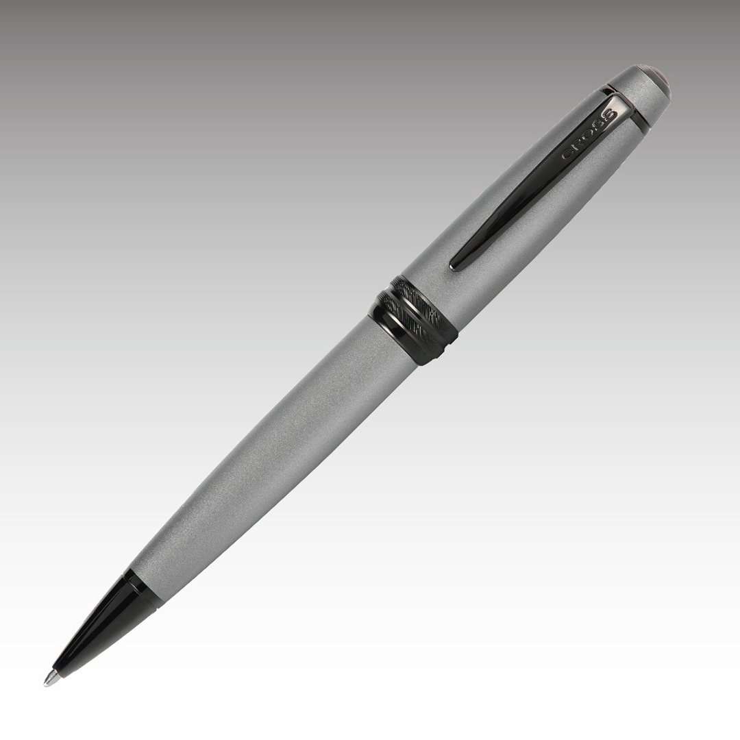 CROSS Bailey贝礼系列哑光灰原子笔免费刻字  (原厂正货) - 圆珠笔/中性笔 - 其他金属 灰色