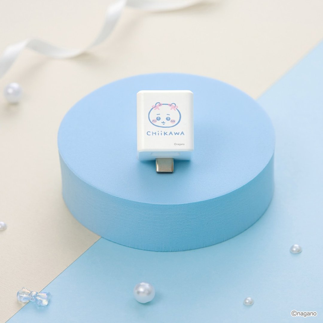 Maktar QubiiDuo USB-C备份豆腐 【CHiiKAWA 吉伊卡哇 】自动备份 - U盘 - 塑料 